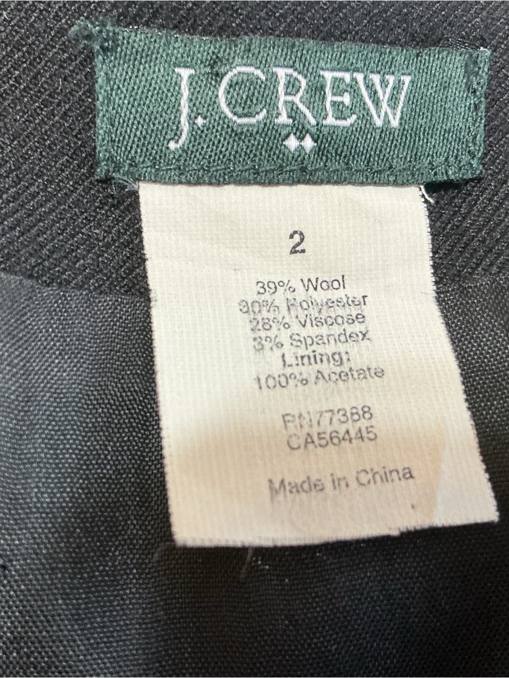 J. Crew Factory Black V Neck Cap Sleeve Sheath Dress LBD 2 - Picture 3 of 8
